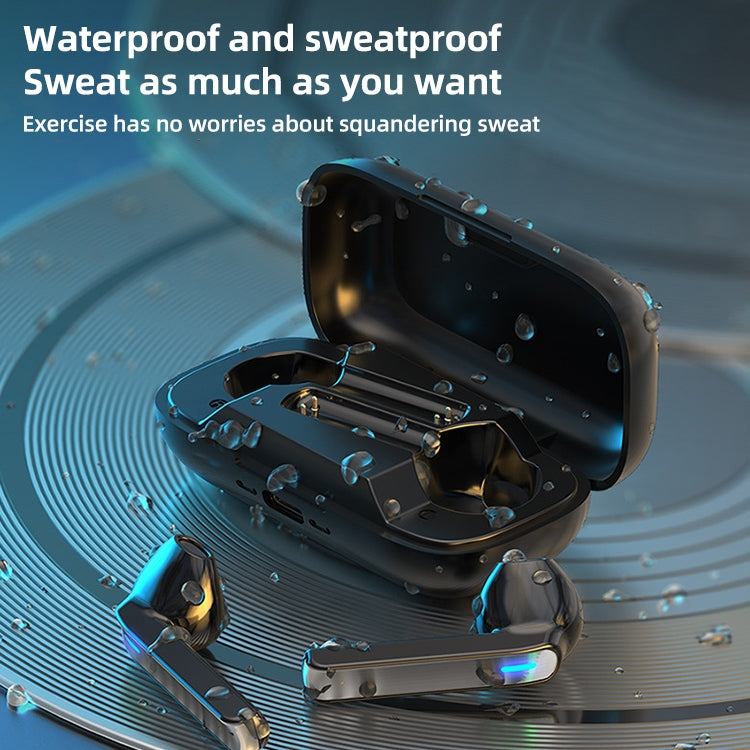 Écouteurs Bluetooth tactiles semi-intra-auriculaires BQ02 TWS avec boîtier de charge et voyant lumineux, appels HD et assistant vocal intelligent